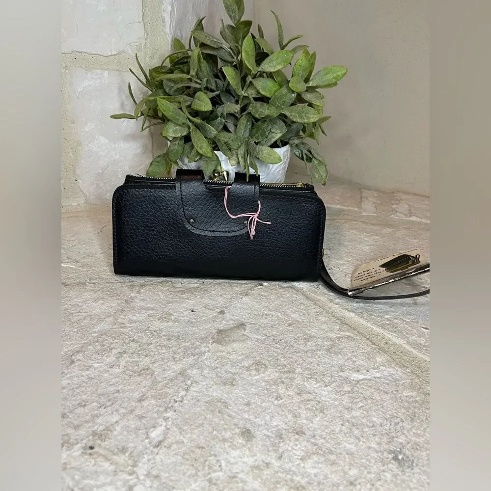 Mc Duff Goldmine clutch wallet Vintage Black NWT